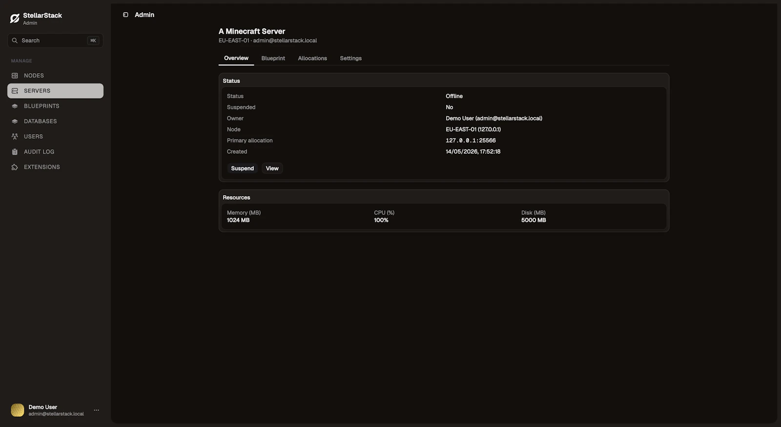 StellarStack screenshot 2