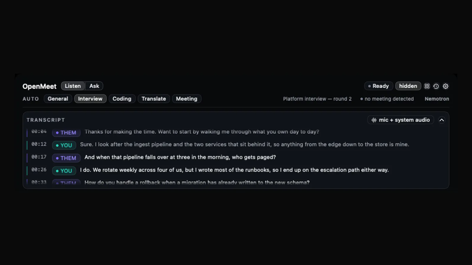 OpenMeet screenshot 3