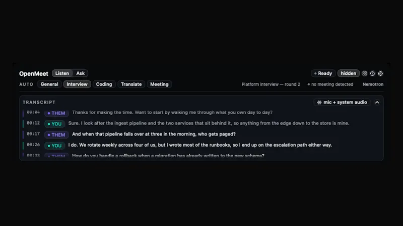 OpenMeet screenshot 3