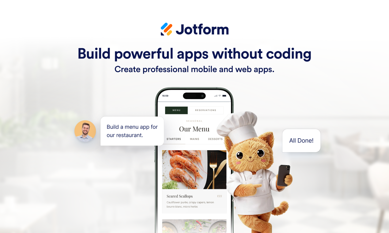 Jotform AI App Builder gallery image