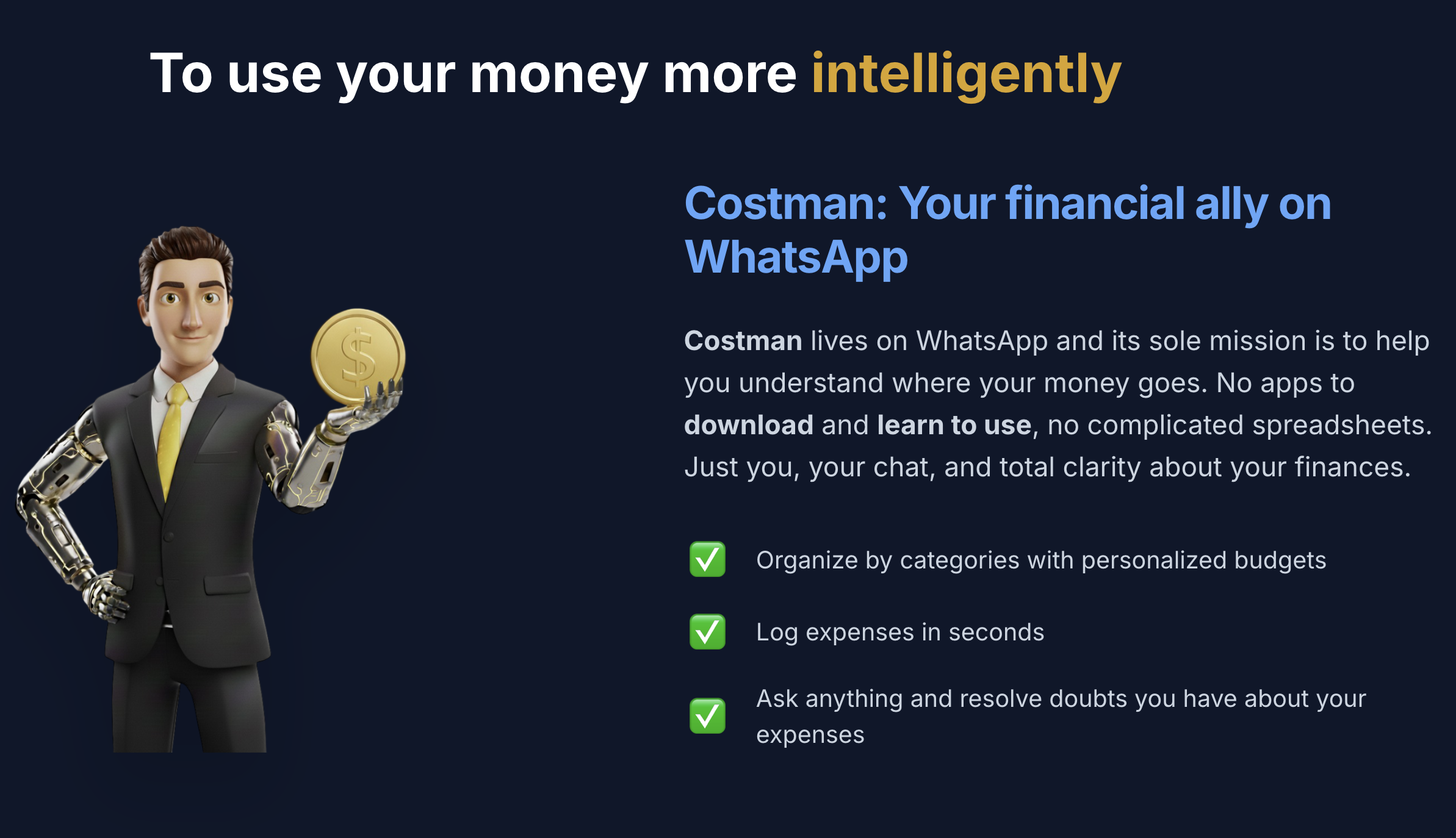 Costman - Screenshot 5 showing product features and functionality