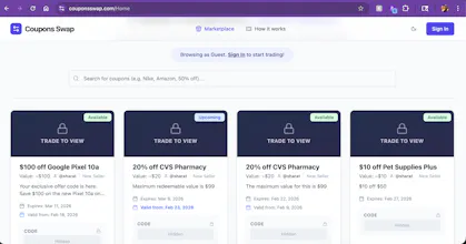Coupons Swap gallery image