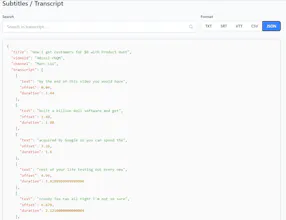 YouTubeTranscripts.tech gallery image