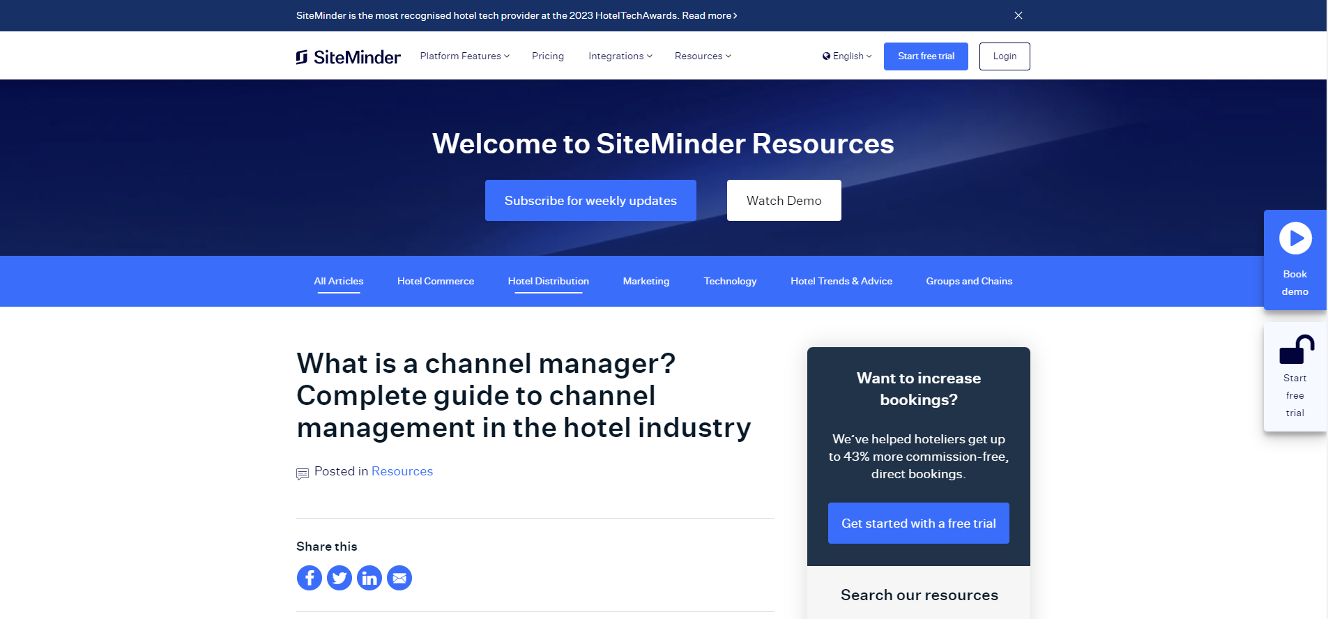Hotel channel manager gallery image