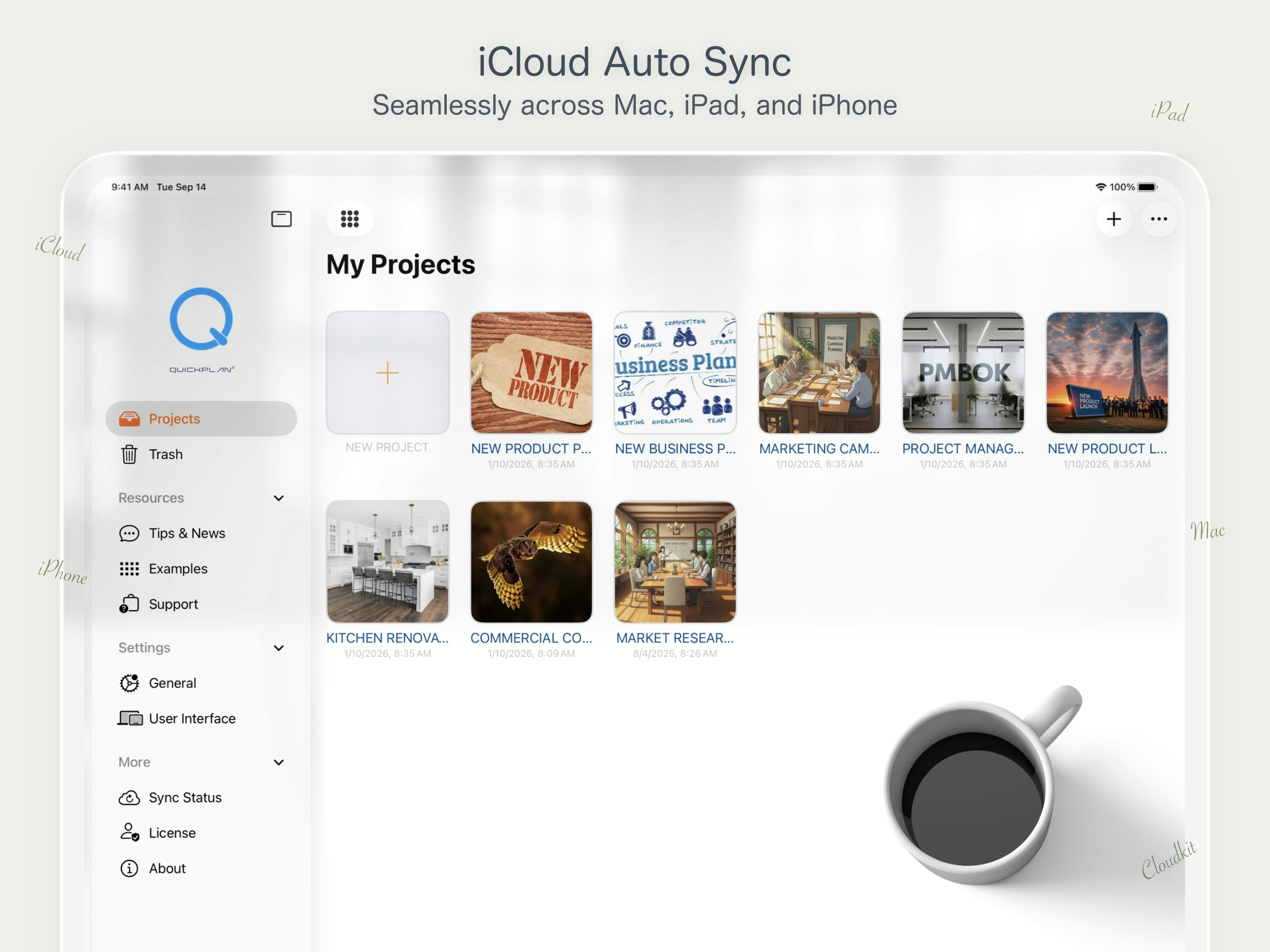 QuickPlanX - Screenshot 2 showing product features and functionality