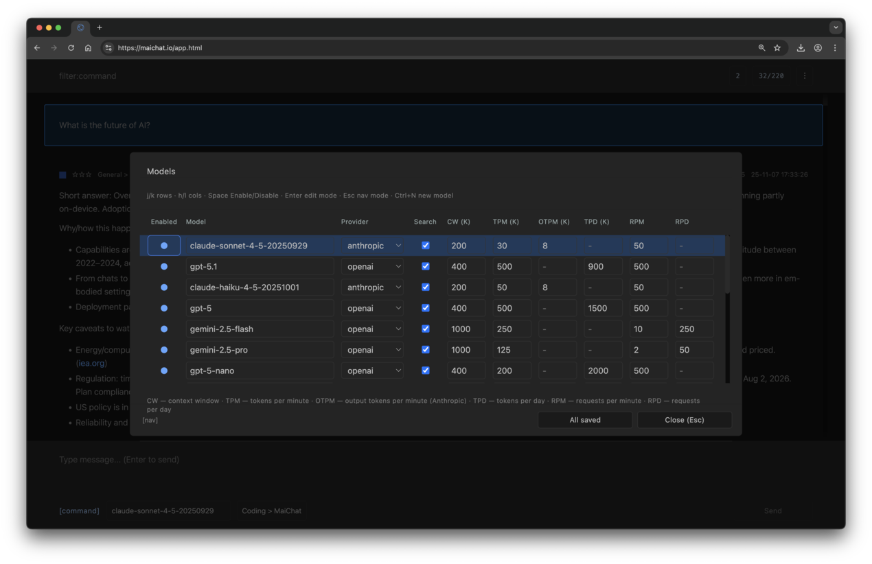 MaiChat - Screenshot 3 showing product features and functionality