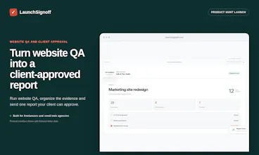 LaunchSignoff gallery image