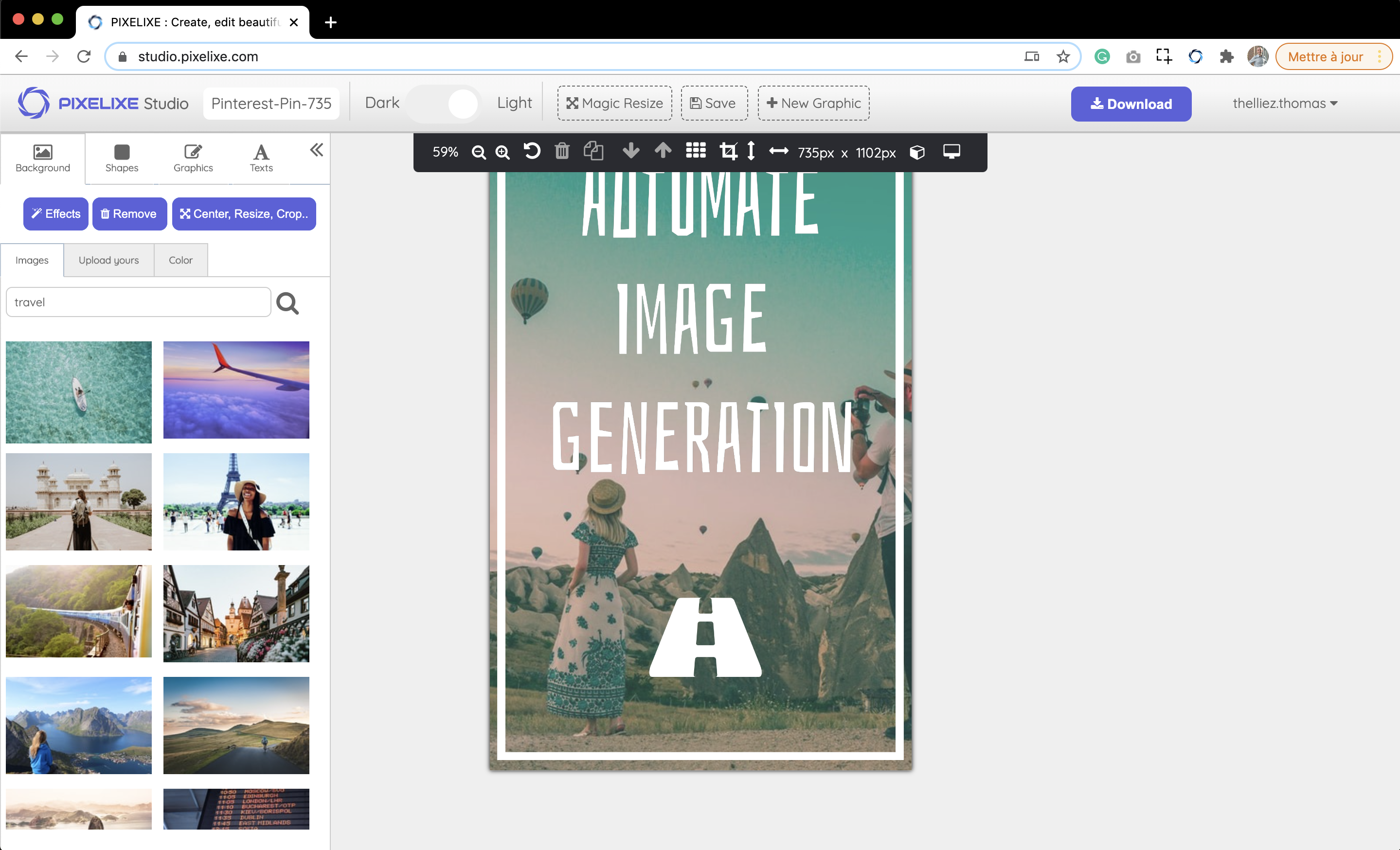 White label image & graphic editor API gallery image