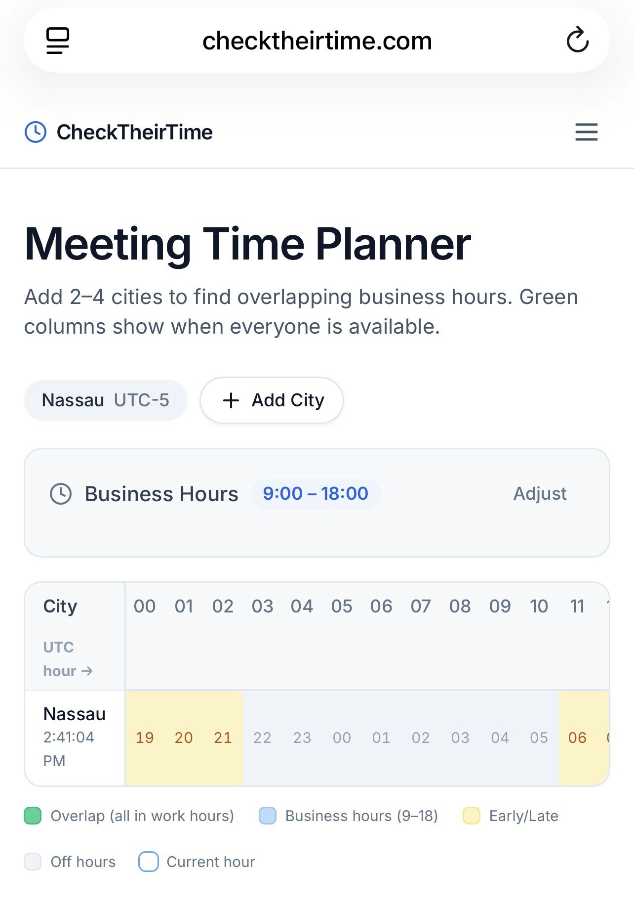 CheckTheirTime - Screenshot 3 showing product features and functionality