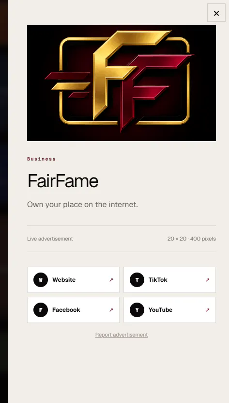 FairFame gallery image