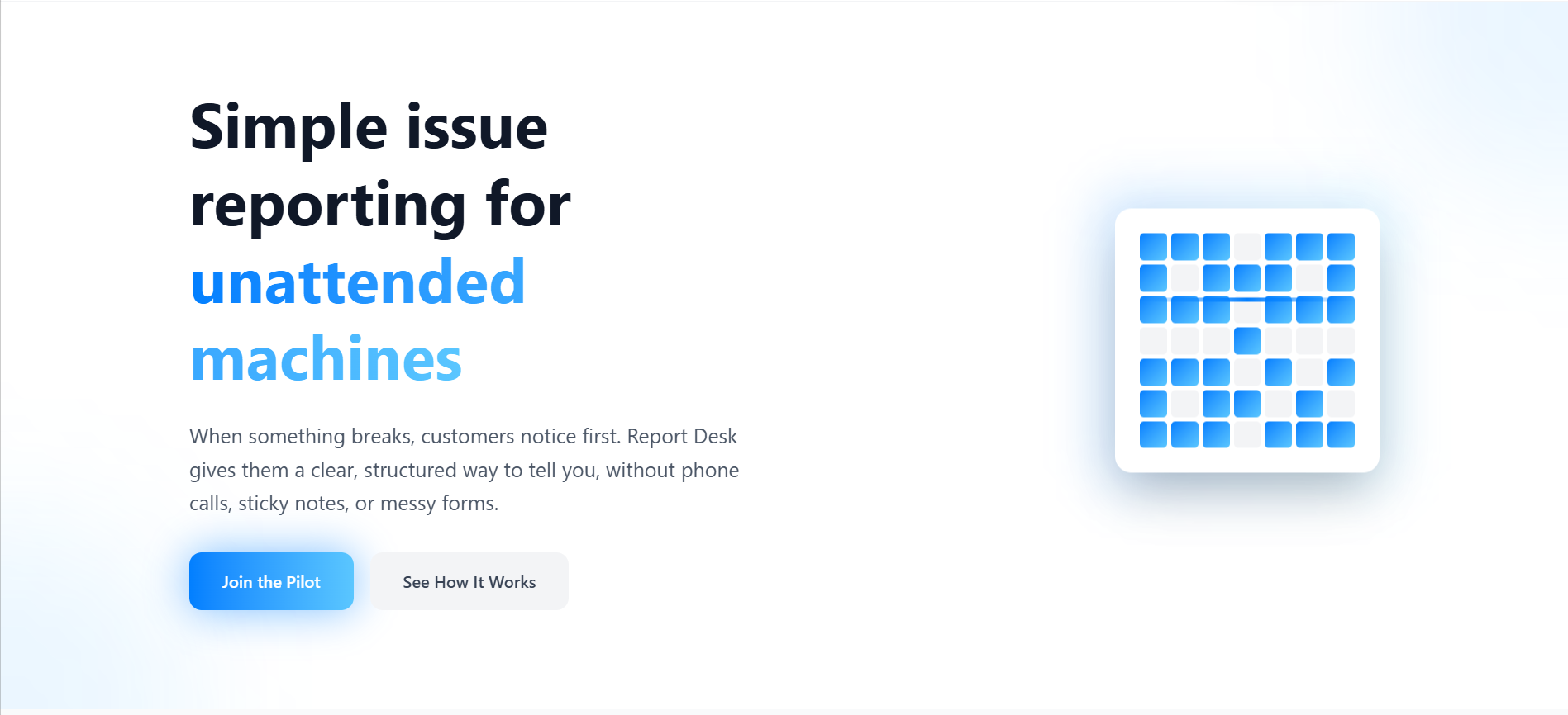 Report Desk - Main product screenshot demonstrating key features and user interface