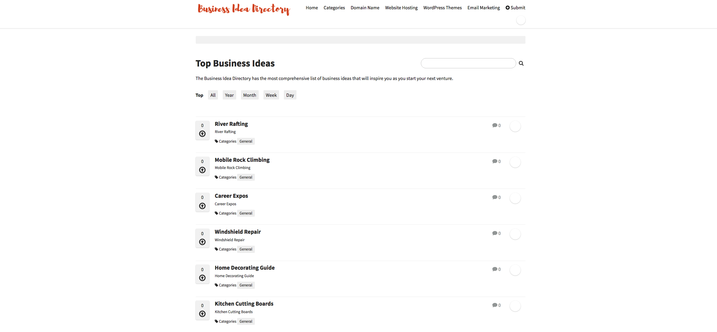 Business Idea Directory