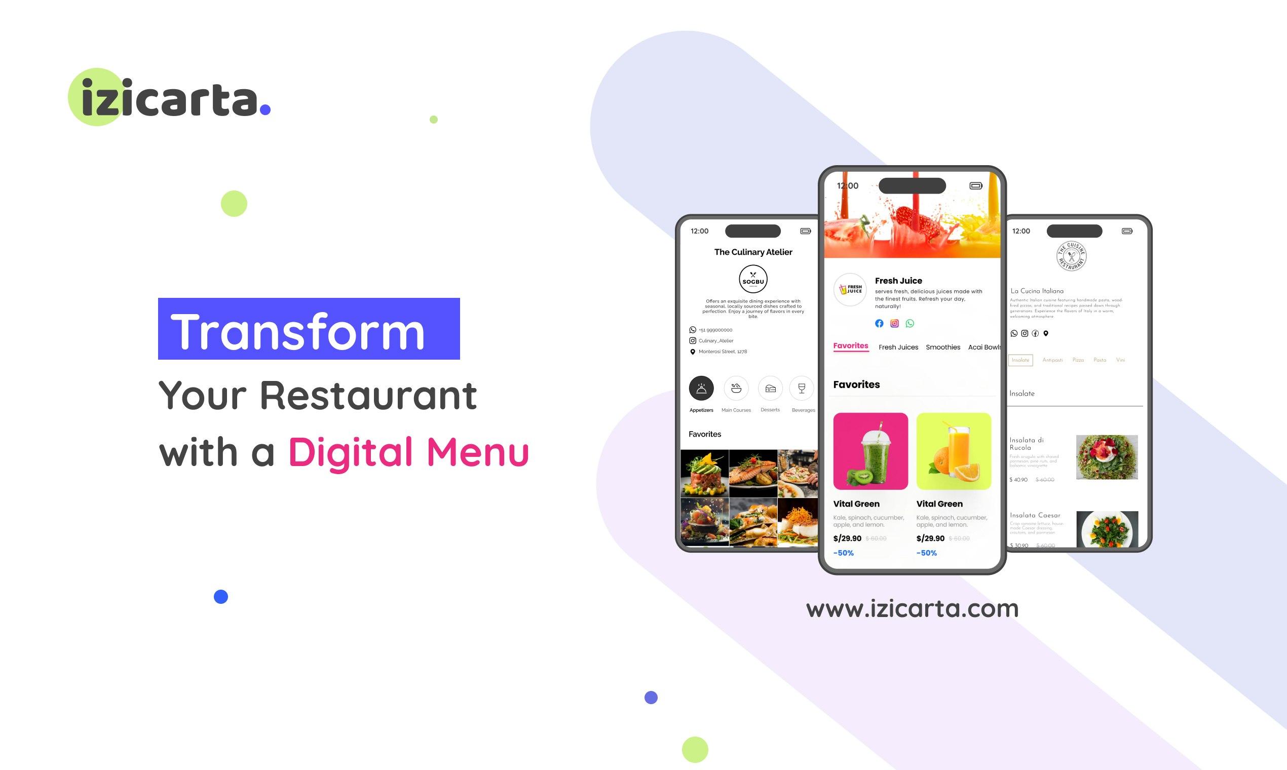 Izicarta - Restoranınız için dijital bir menü oluşturun medya 2