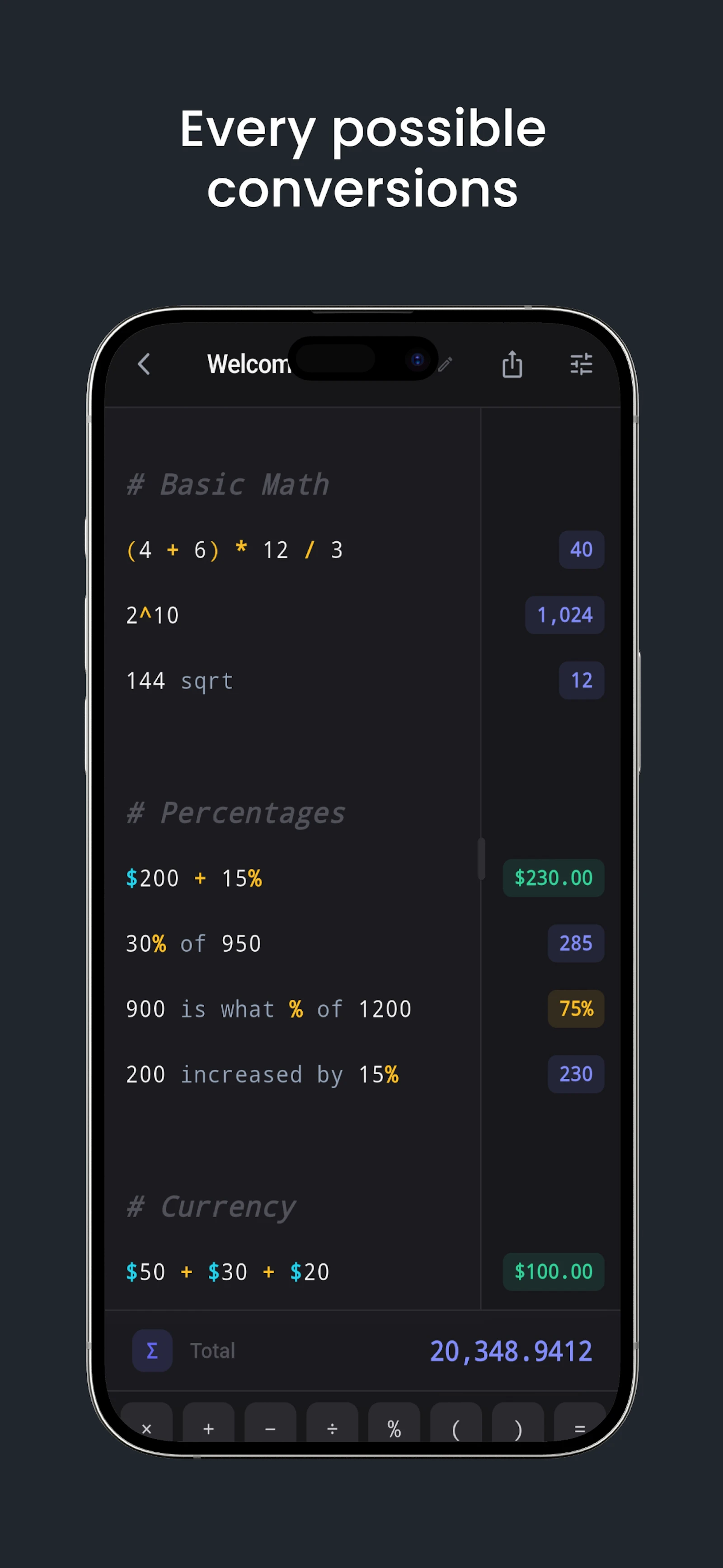 CalcBook screenshot 5