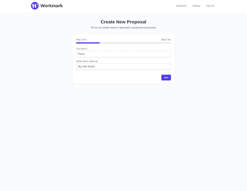 Workmark screenshot 4