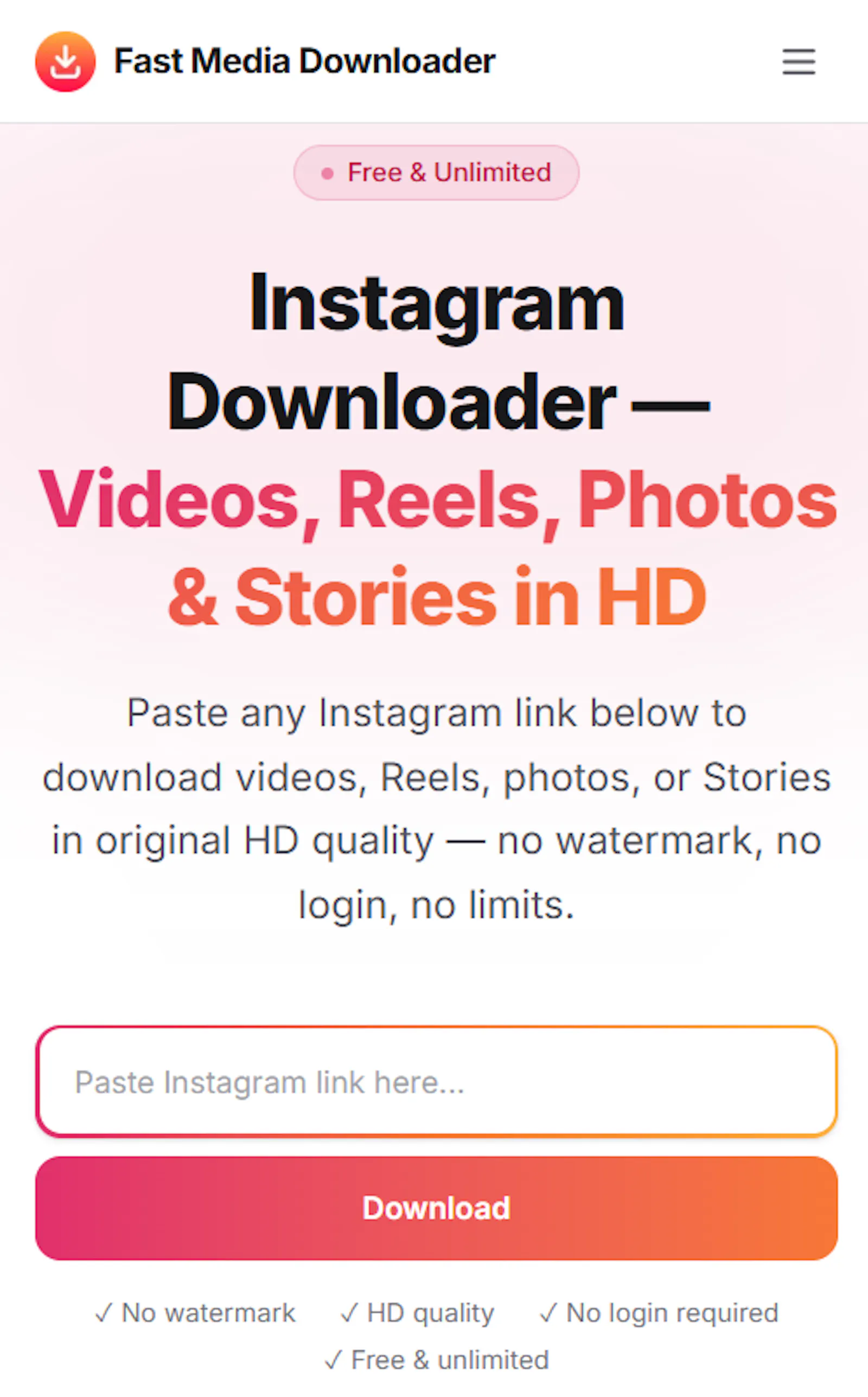 Fast Media Downloader screenshot 3