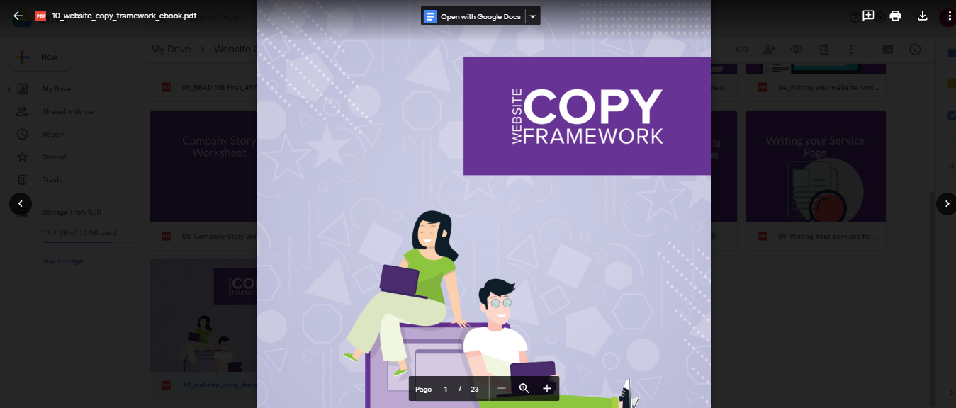 Website Copy Framework gallery image