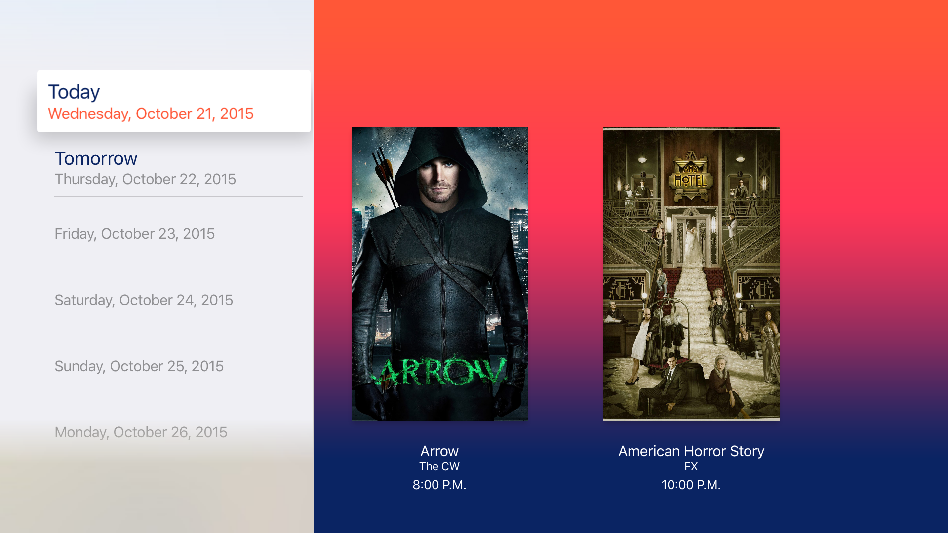 upNEXT (Apple TV) gallery image