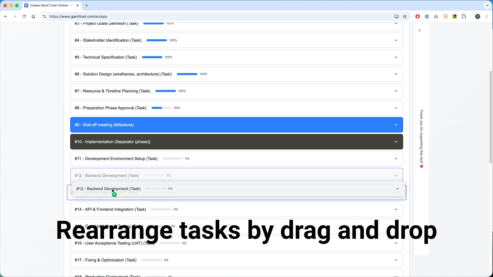 GanttTool gallery image