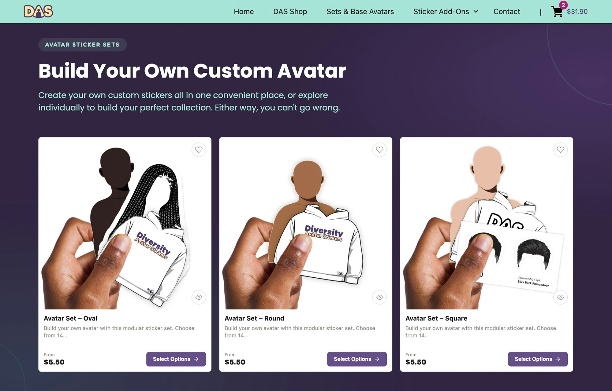 Diversity Avatar Stickers gallery image