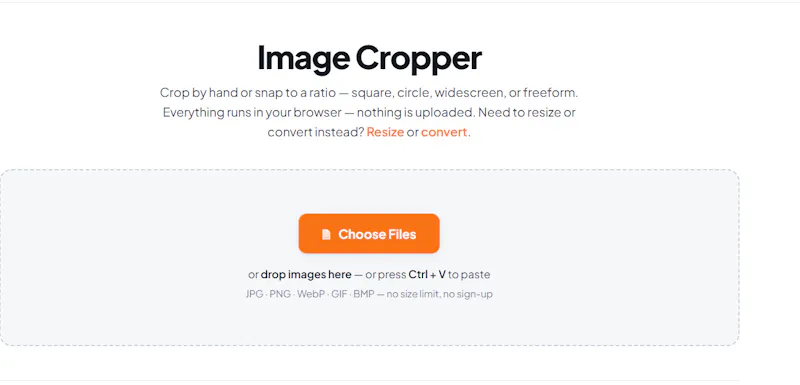 ToolBench cropper screenshot 1