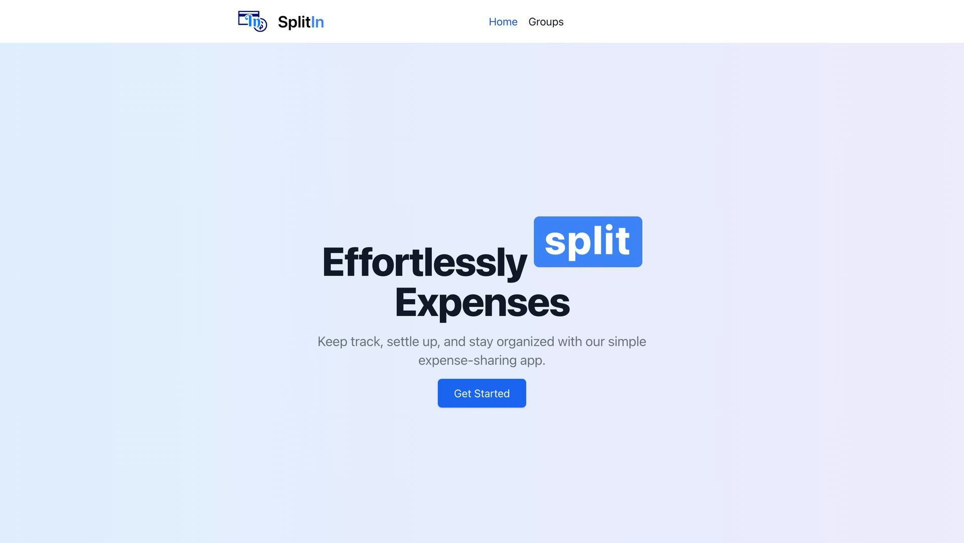 startuptile SplitIn-Effortlessly Split Expenses