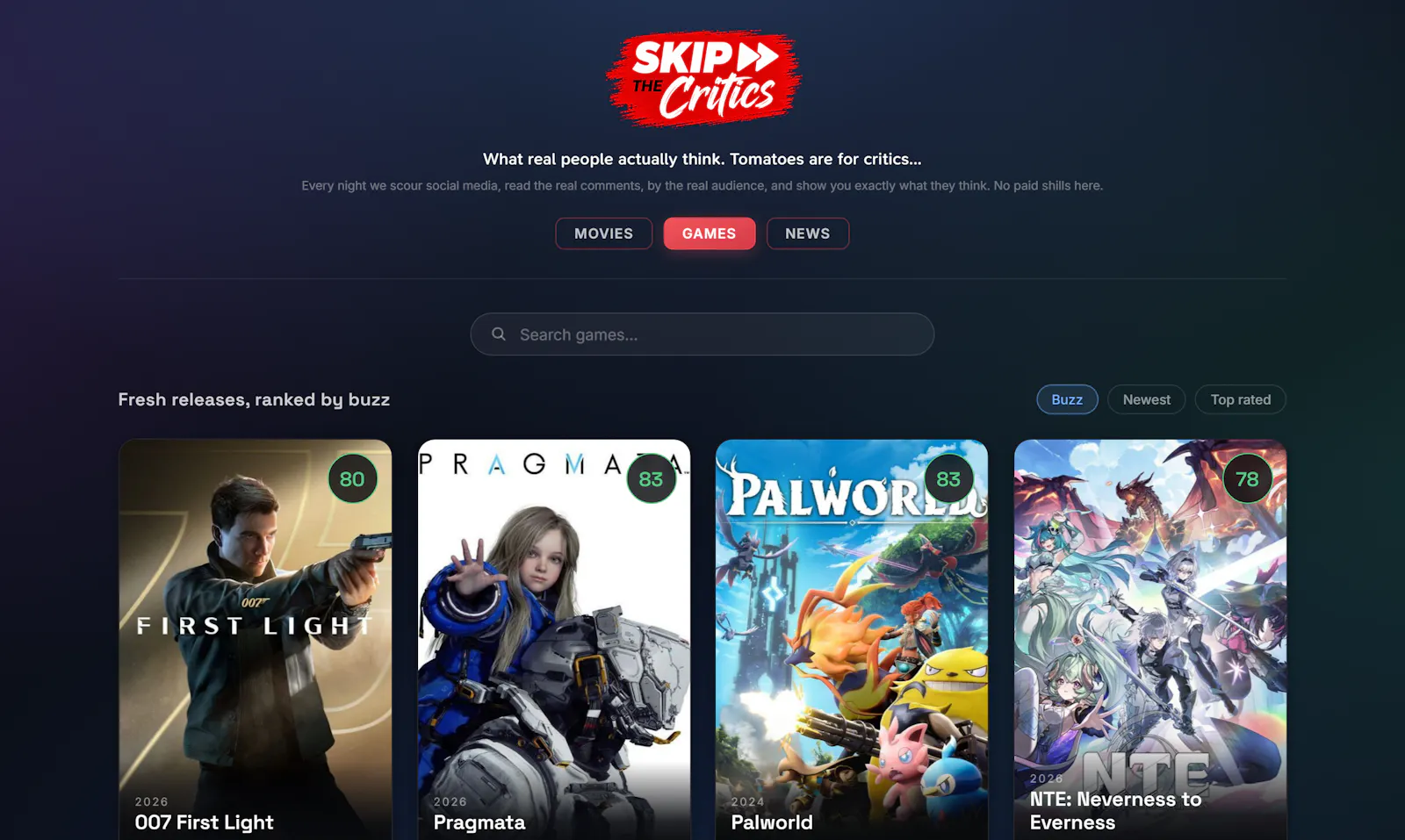 Skip The Critics screenshot 3