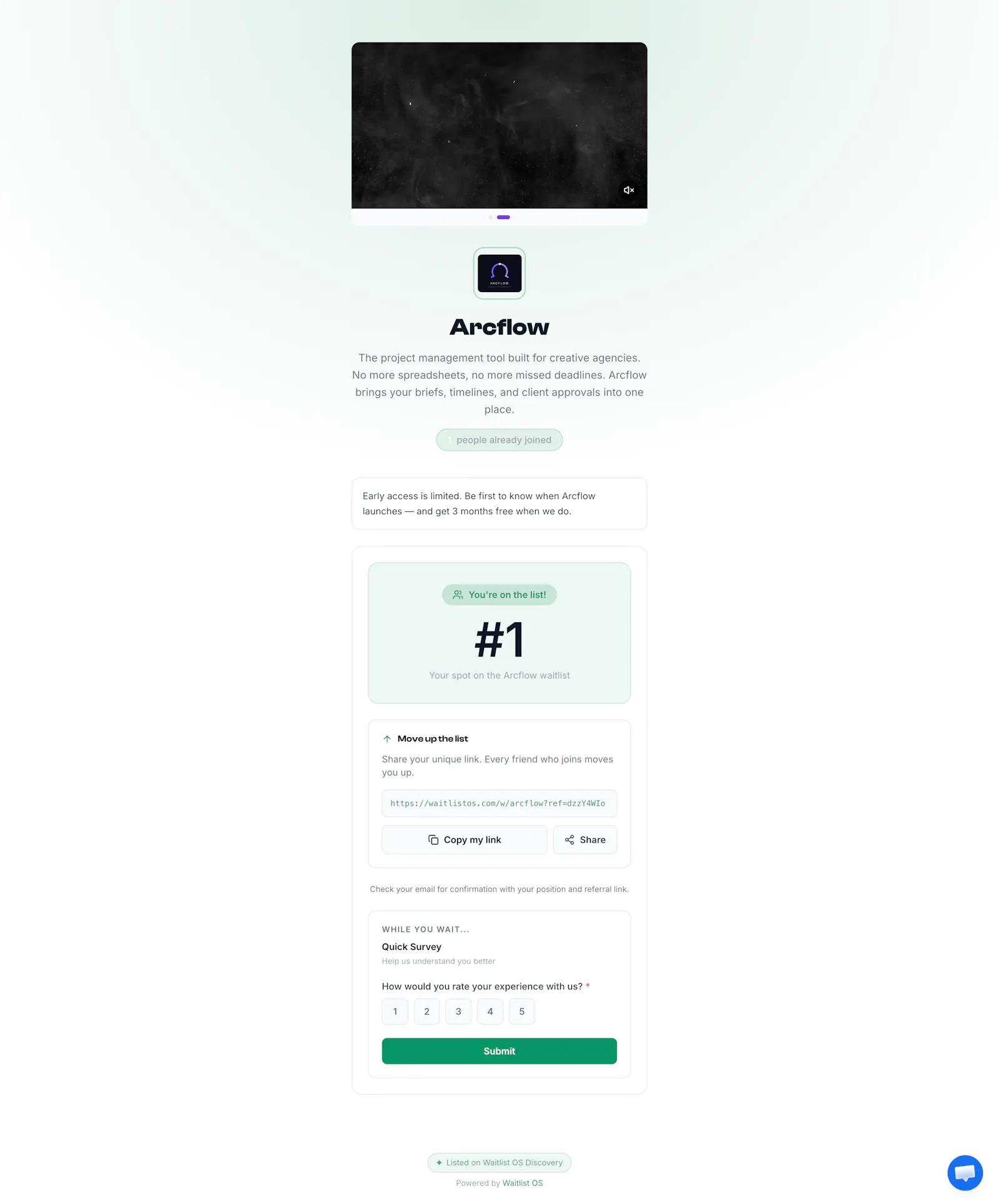 Waitlist OS screenshot 3