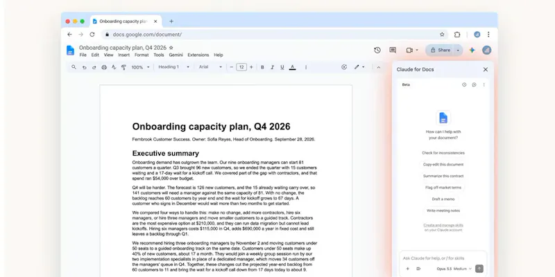 Claude for Google Workspace screenshot 4