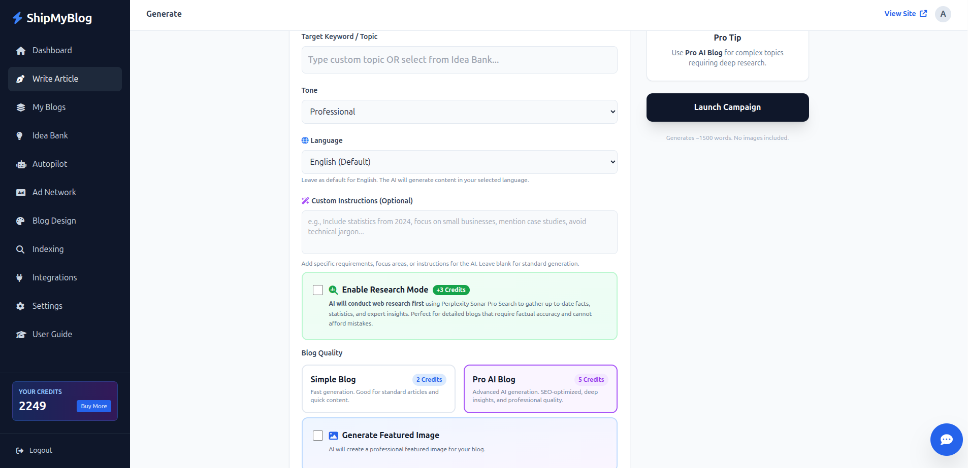 ShipMyBlog.com gallery image