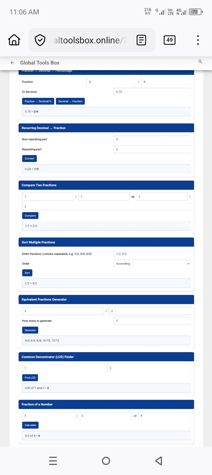 Fraction Calculator 2026 gallery image
