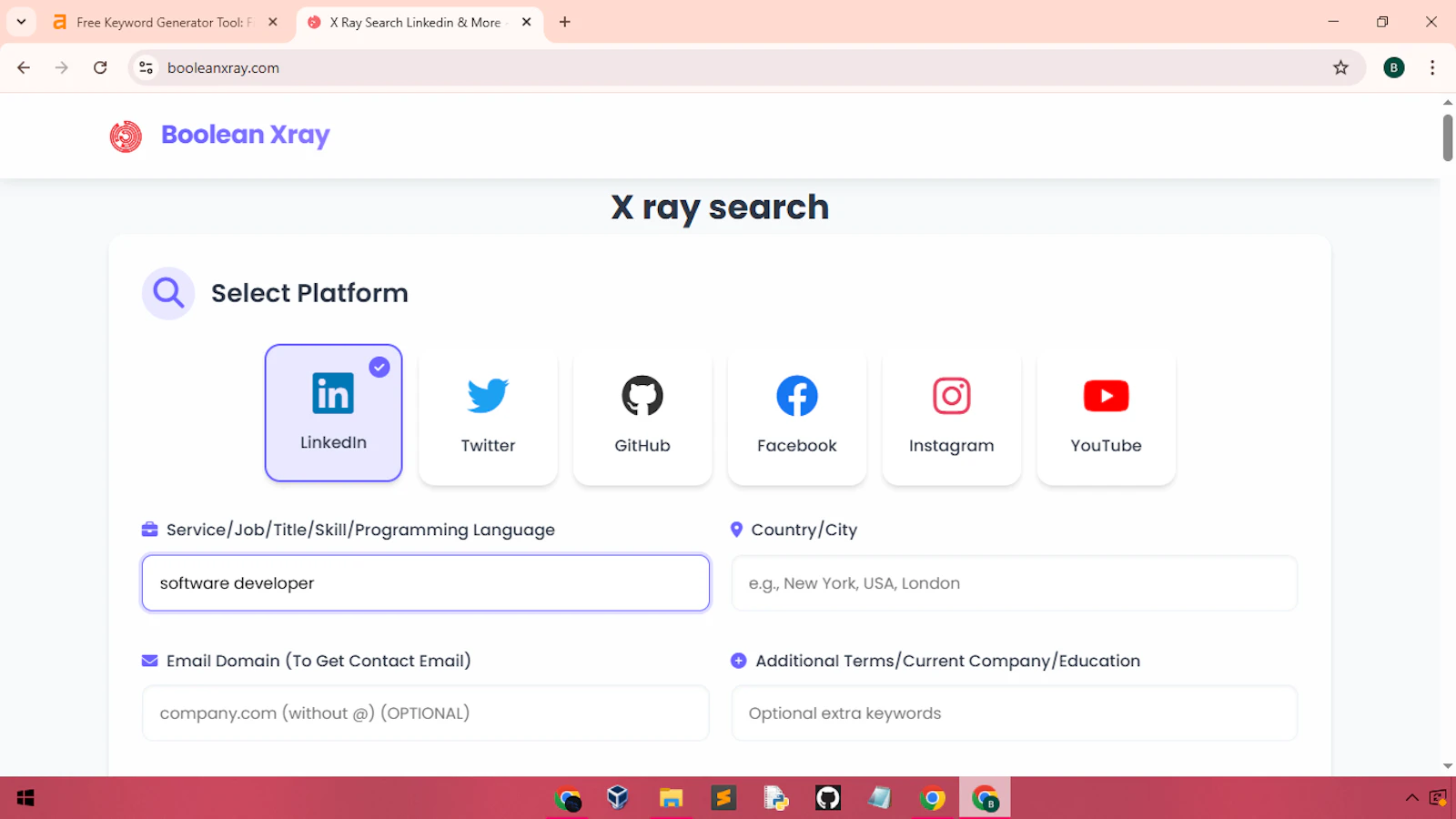 Xray Search screenshot 1