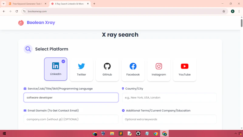 Xray Search screenshot 1