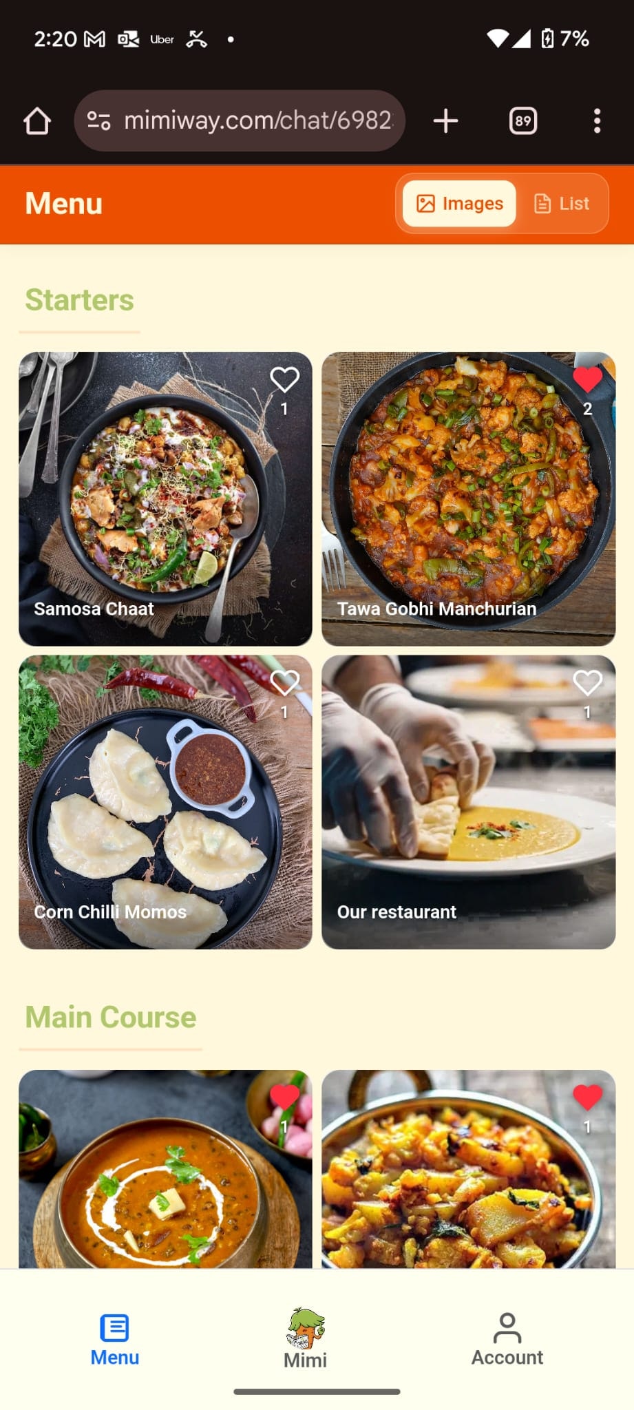 Média Mimiway - Service de menu intelligent à alimentation AI 4