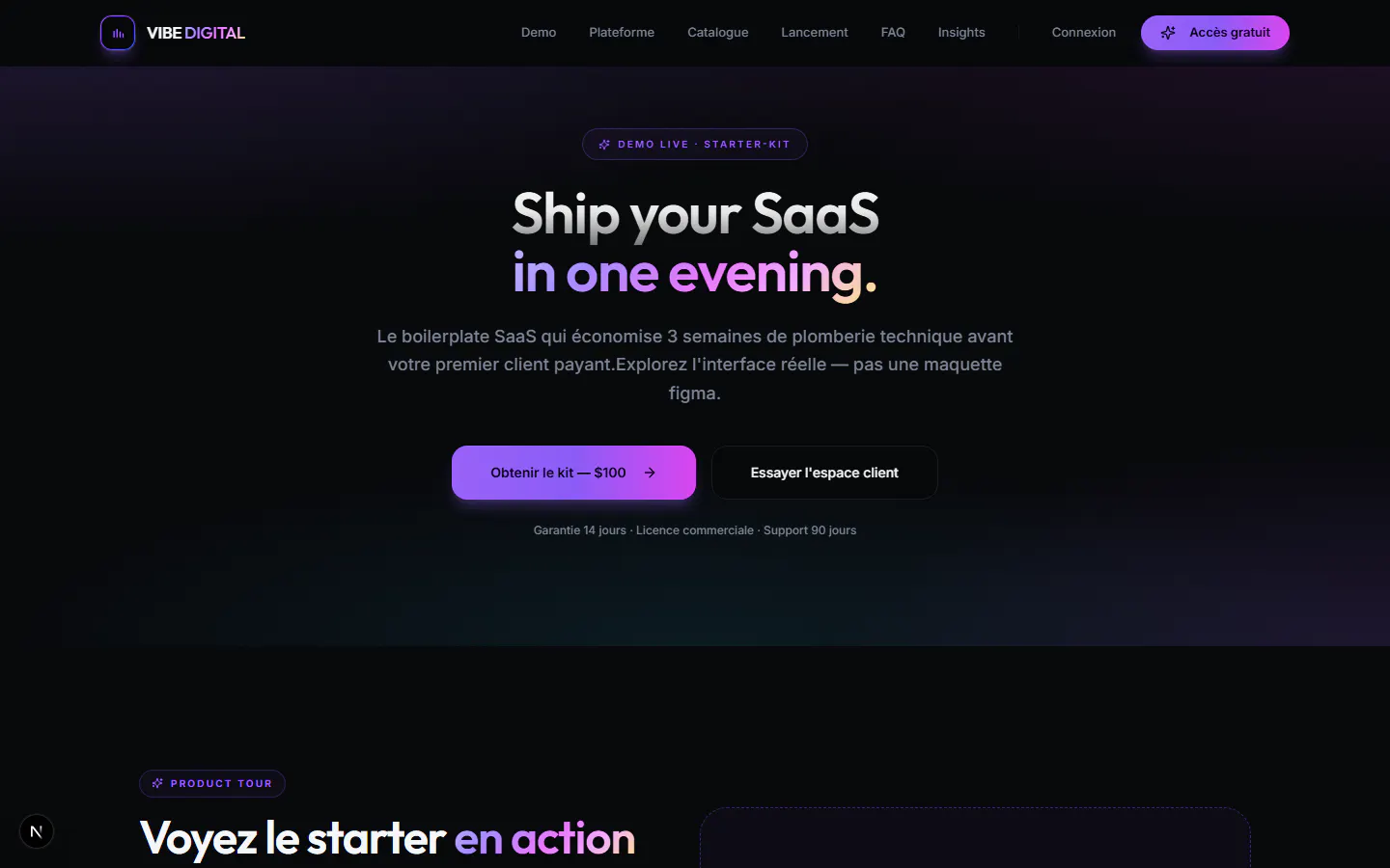 Vibe PWA Starter-kit gallery image