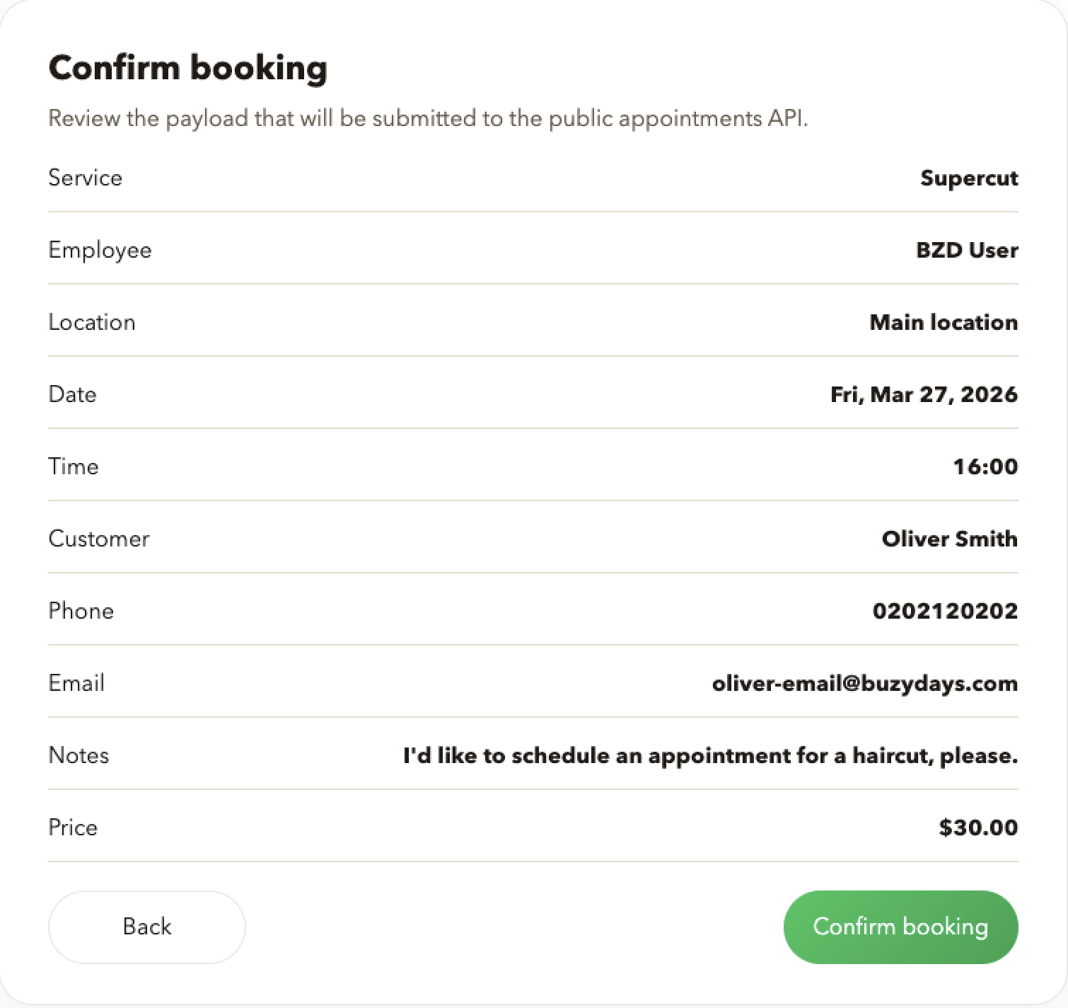 BuzyDays - Booking and Client Management gallery image