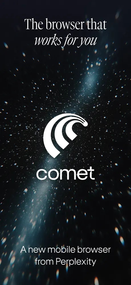 Comet for iOS - Main product screenshot demonstrating key features and user interface