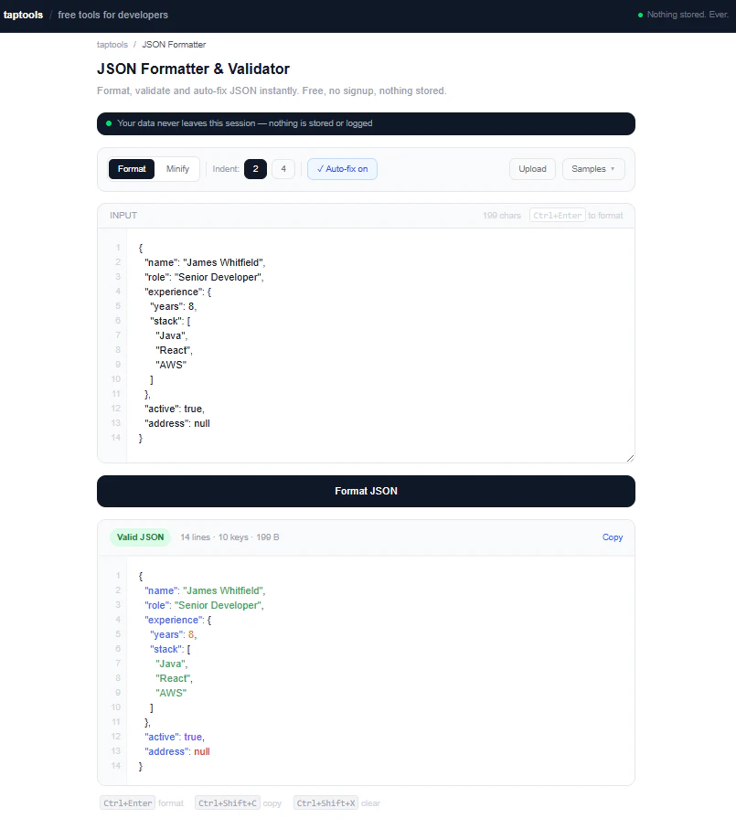 TapTools screenshot 1