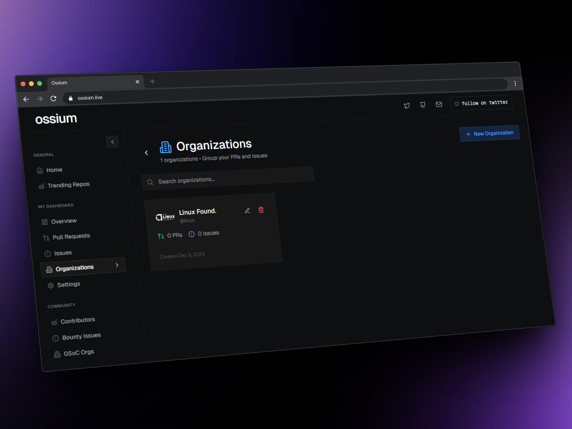 ossium - The True OSS Helper - Screenshot 2 showing product features and functionality