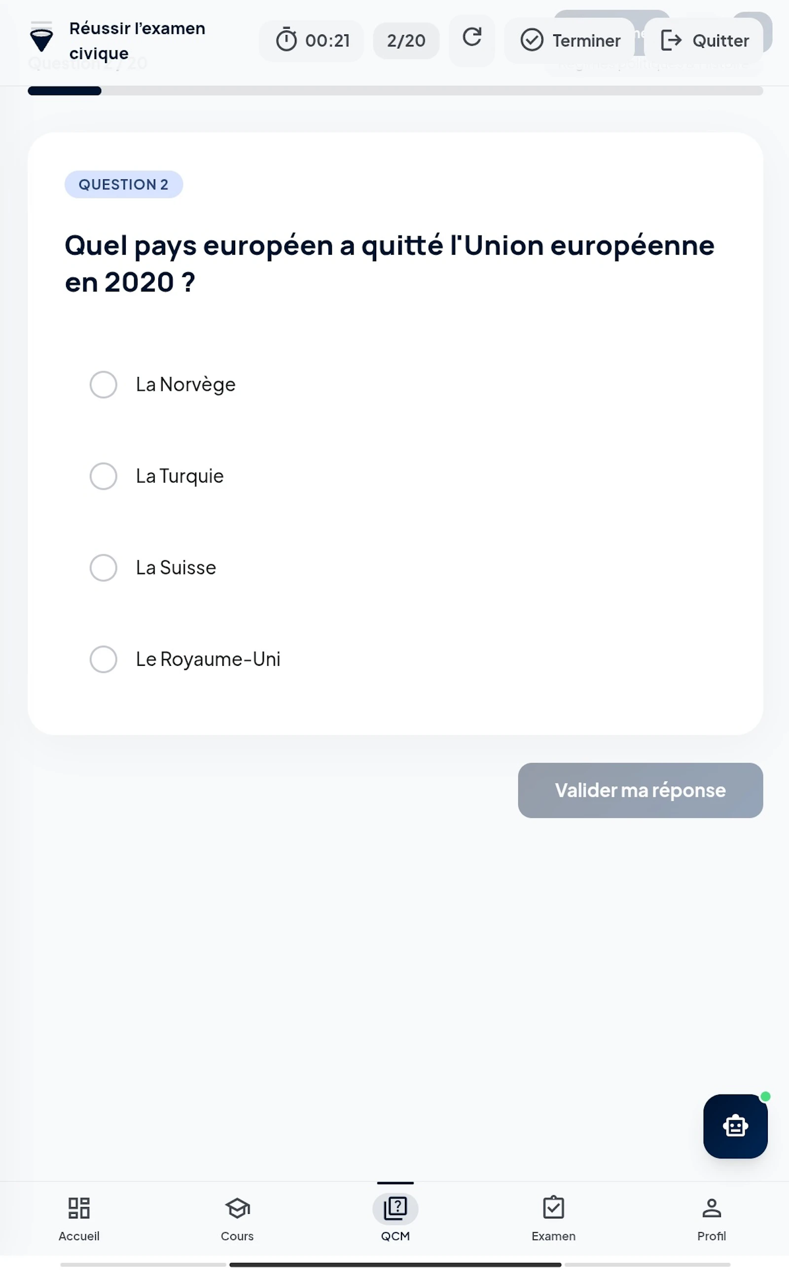 CiviQuizz screenshot 2