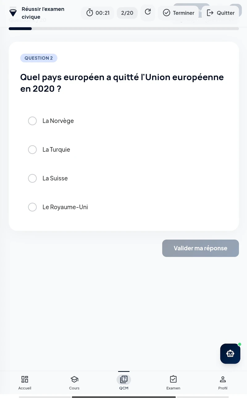 CiviQuizz screenshot 2