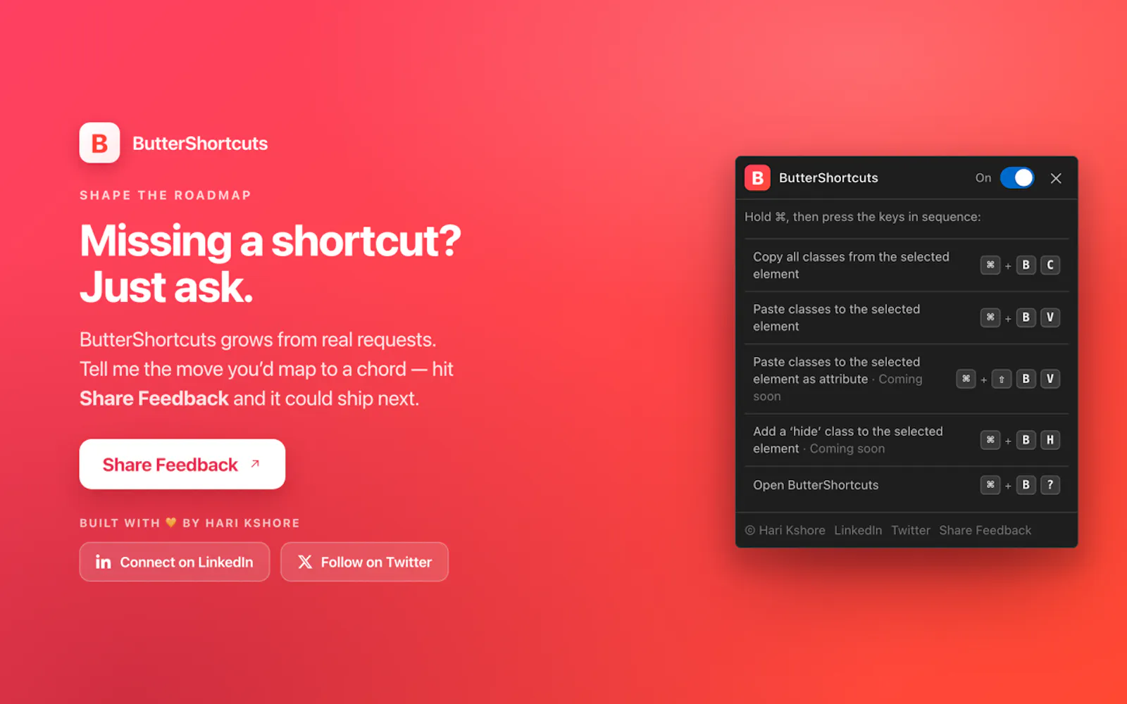 ButterShortcuts Extension for Webflow screenshot 7