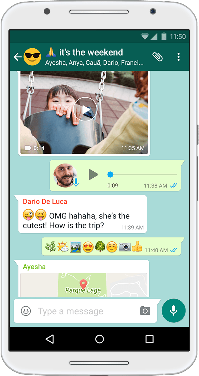 WhatsApp's Click to Chat gallery image