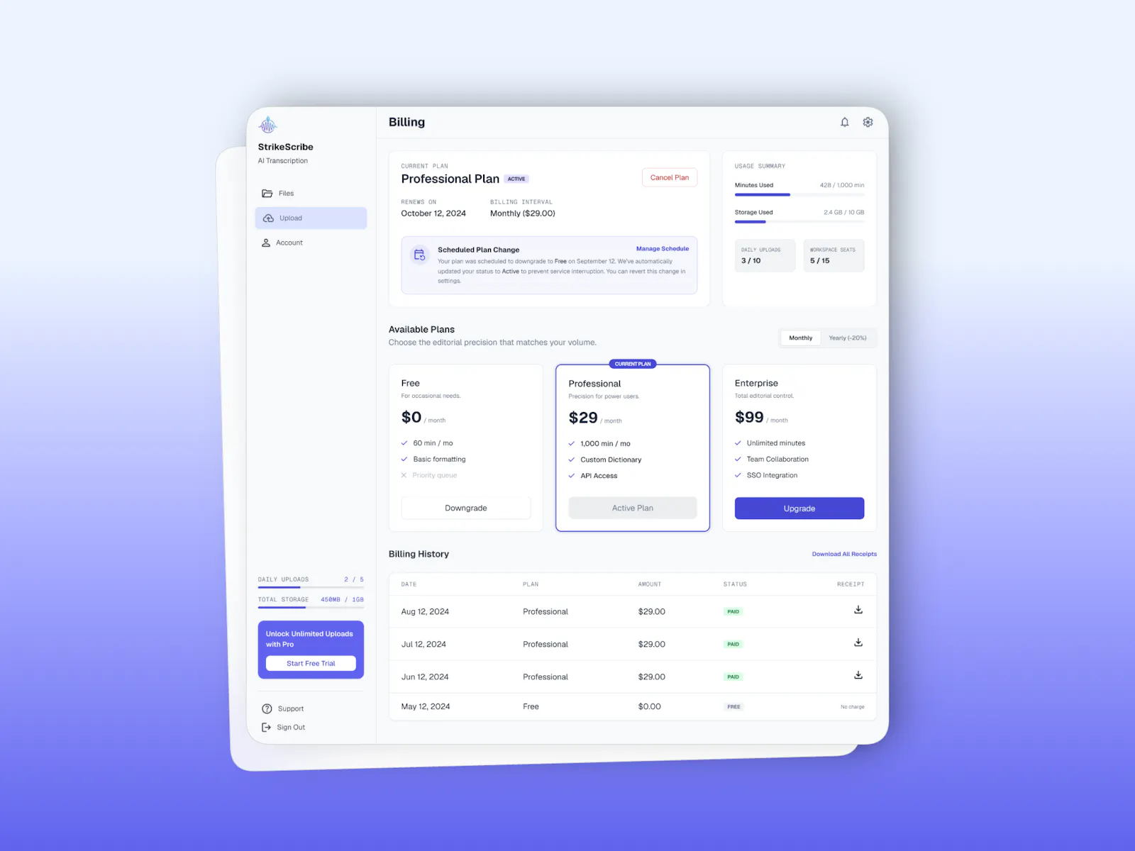 StrikeScribe AI screenshot 8