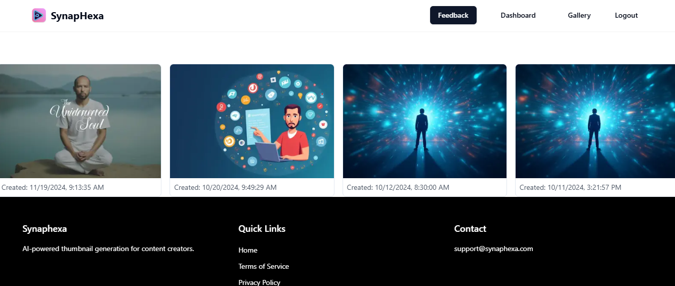 Snaphexa - 人々がクリックに抵抗できないAIサムネイルを作成しますメディア4