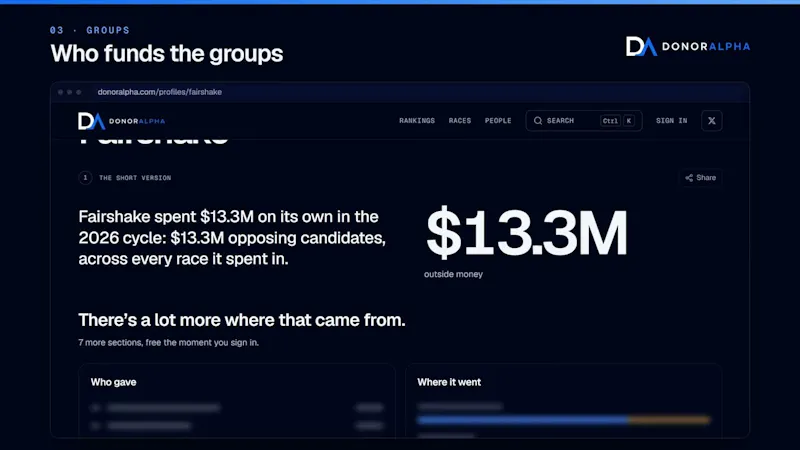 DonorAlpha screenshot 1 (video preview)