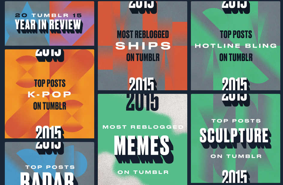Tumblr 2015 Year in Review