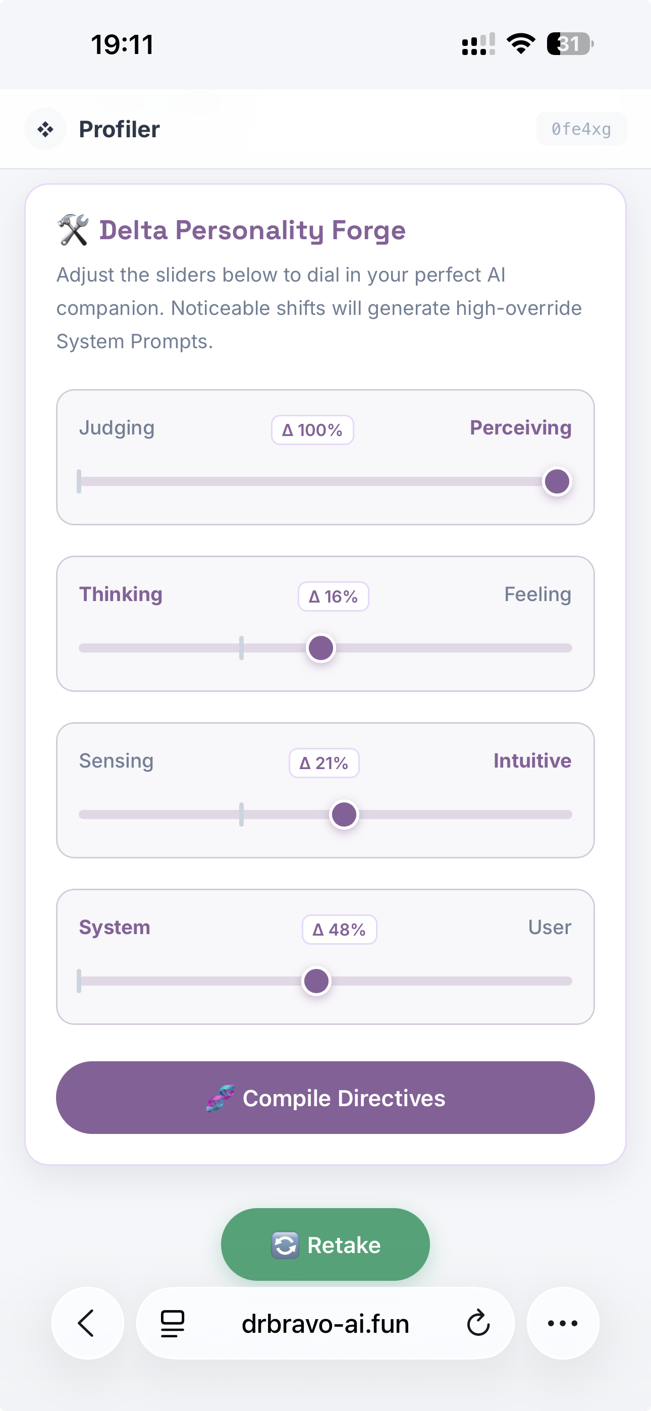 DrBravo AI Profiler gallery image