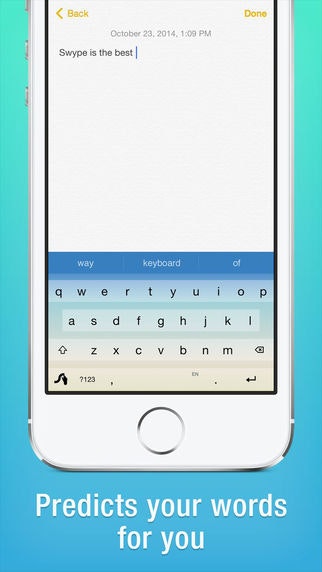 Swype for iOS gallery image