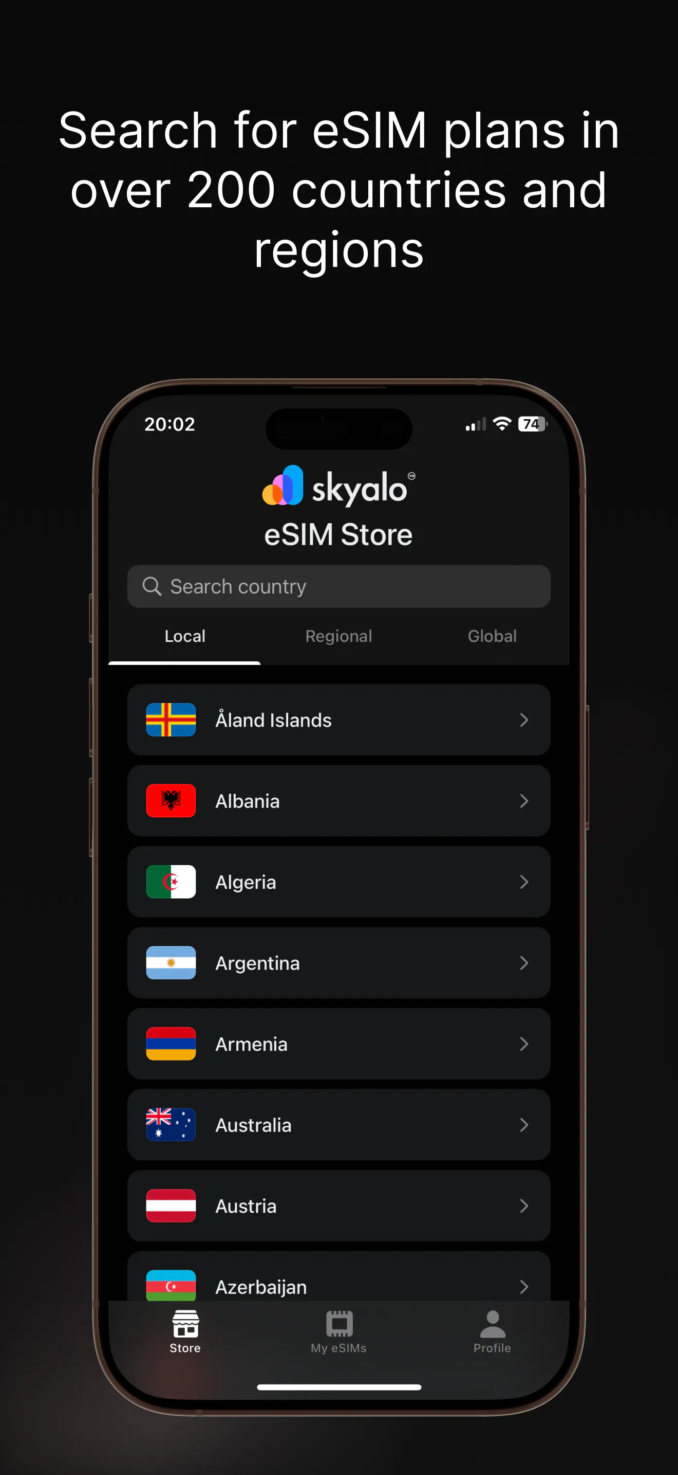 Skyalo – Global eSIM for Travel gallery image